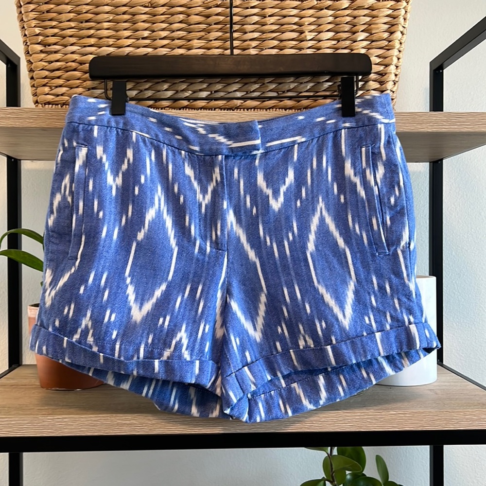 J. Crew Mid-Rise Cotton Print Shorts, 6